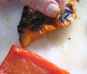Roasting peppers 013
