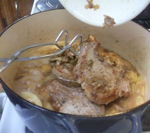 Somerset Pork with Apples 090