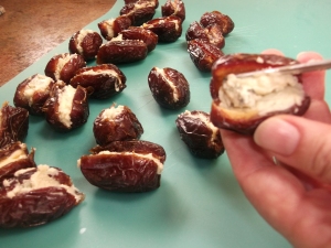 Bleu Cheese Stuffed Dates Wrapped in Prosciutto 028