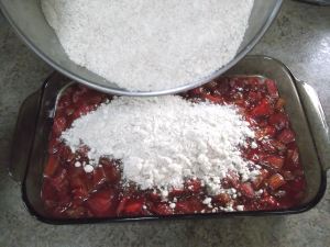 Strawberry Rhubarb Crisp 031